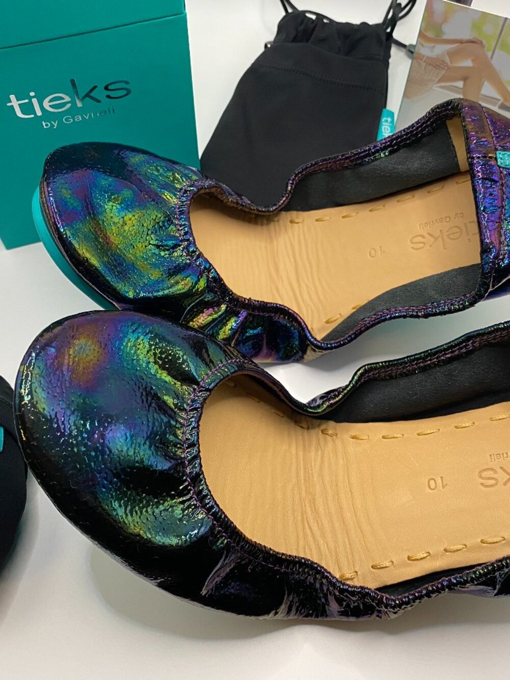 Tieks by Gavrieli Flats Arabian Nights NWOT Size 10 New W/Box no Topper